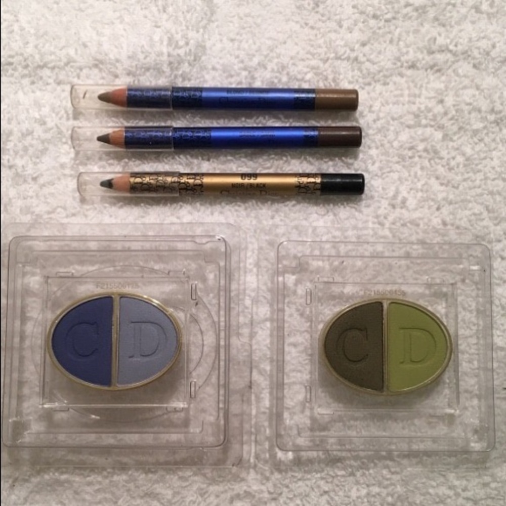 Dior eyeshadow and brow pencils
